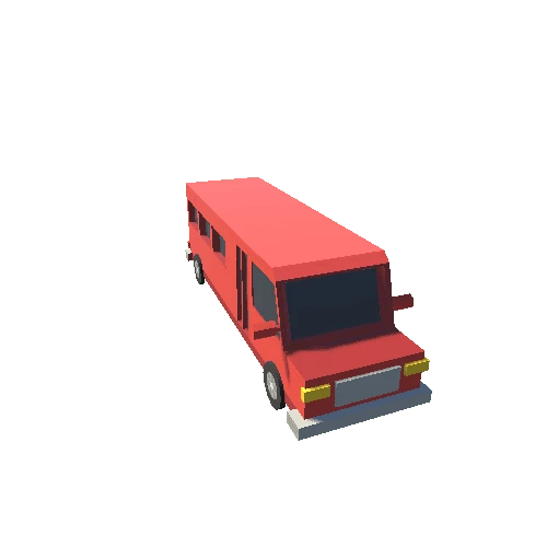 School Bus - Red